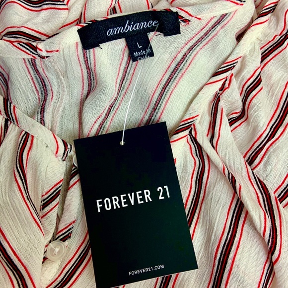 striped crop tank❤️ - Picture 3 of 3